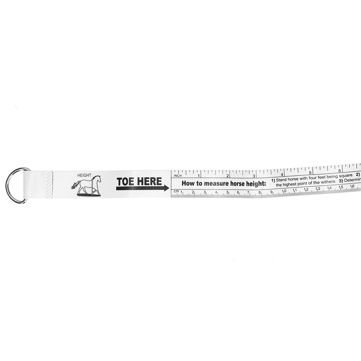 2.42m Horse Weight Tape Bust Weight Body Length Horse Measuring Stick for Animal Husbandry Farm
