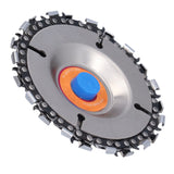 Wood Carving Disc Saw Disc Grinding Wheel Woodworking Shaping and Cutting Disk for 4in 22 Teeth Angle Grinder