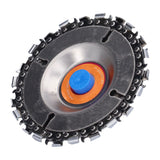 Wood Carving Disc Saw Disc Grinding Wheel Woodworking Shaping and Cutting Disk for 4in 22 Teeth Angle Grinder