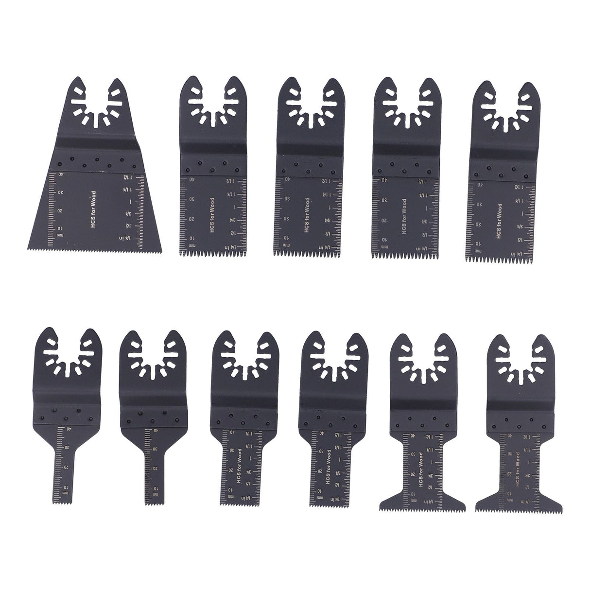 11PCS Oscillating Multitool Blade Quick Release Universal Saw Blade Woodworking Blade Oscillating Tool Blade