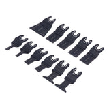 11PCS Oscillating Multitool Blade Quick Release Universal Saw Blade Woodworking Blade Oscillating Tool Blade - Side View