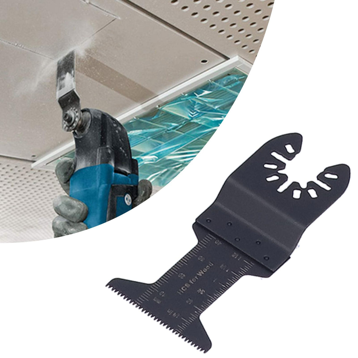 11PCS Oscillating Multitool Blade Quick Release Universal Saw Blade Woodworking Blade Oscillating Tool Blade