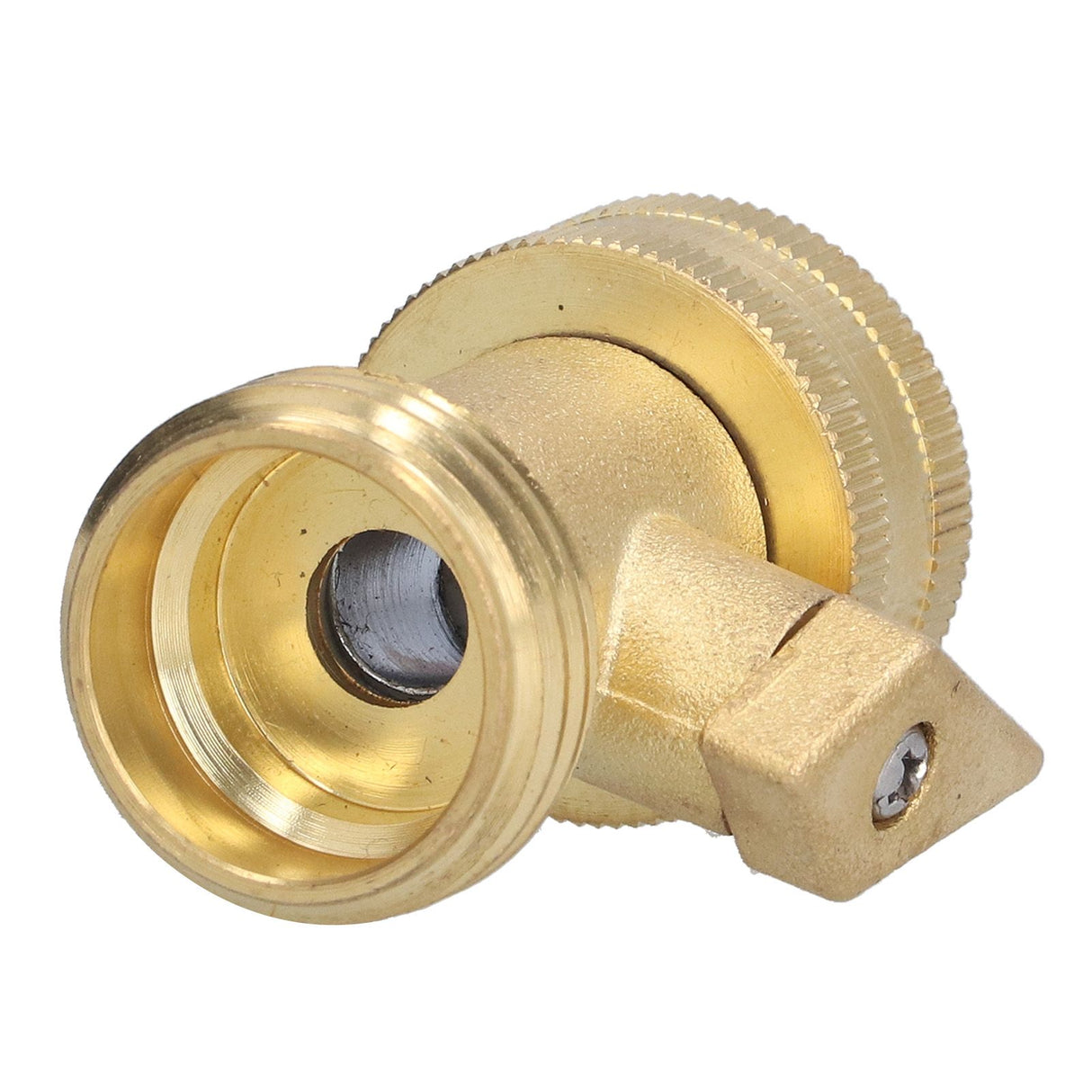 2PCS G3/4 Shut Off Valve Garden Hose Brass Stop Valve with 2 Way Screw Interface for Irrigation Equipment