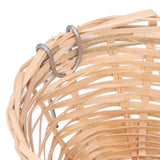4pcs Bamboo Bird Nest Handmade Weaving Breeding Resting Bird House with Hook for Parrots Canary - Extra Image