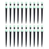 20 Set Multifunctional Spray Dripper Adjustable Irrigation Atomizing Sprinklers Drip Irrigation SystemCyan