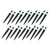 20 Set Multifunctional Spray Dripper Adjustable Irrigation Atomizing Sprinklers Drip Irrigation SystemCyan