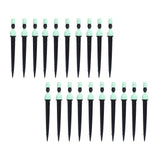20 Set Multifunctional Spray Dripper Adjustable Irrigation Atomizing Sprinklers Drip Irrigation SystemCyan - Side View