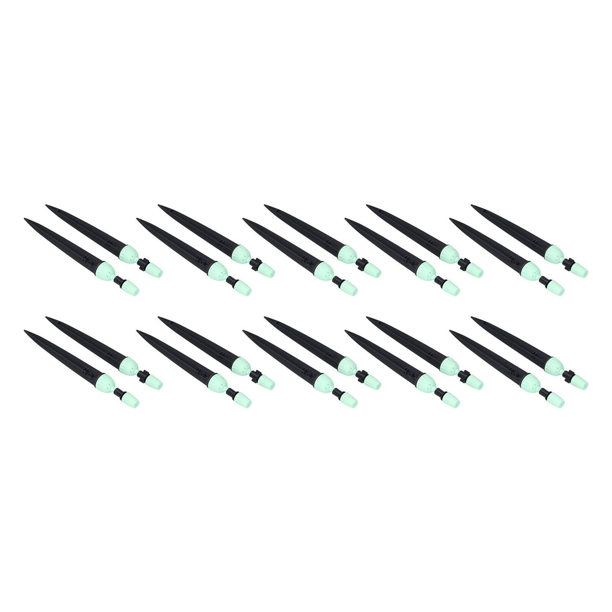 20 Set Multifunctional Spray Dripper Adjustable Irrigation Atomizing Sprinklers Drip Irrigation SystemCyan