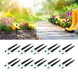 20 Set Multifunctional Spray Dripper Adjustable Irrigation Atomizing Sprinklers Drip Irrigation SystemCyan