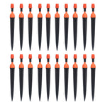 20 Set Multifunctional Spray Dripper Adjustable Irrigation Atomizing Sprinklers Drip Irrigation SystemOrange
