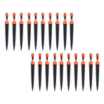 20 Set Multifunctional Spray Dripper Adjustable Irrigation Atomizing Sprinklers Drip Irrigation SystemOrange