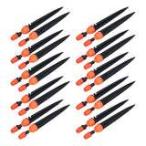 20 Set Multifunctional Spray Dripper Adjustable Irrigation Atomizing Sprinklers Drip Irrigation SystemOrange - Rear View