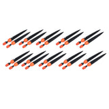 20 Set Multifunctional Spray Dripper Adjustable Irrigation Atomizing Sprinklers Drip Irrigation SystemOrange - Close-Up Angle
