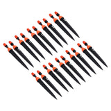 20 Set Multifunctional Spray Dripper Adjustable Irrigation Atomizing Sprinklers Drip Irrigation SystemOrange