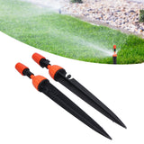 20 Set Multifunctional Spray Dripper Adjustable Irrigation Atomizing Sprinklers Drip Irrigation SystemOrange