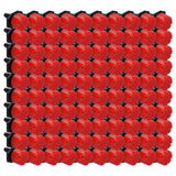 100Pcs 8 Hole Drip Irrigation Emitter Adjustable Drip Irrigation Sprinkler for Garden Greenhouse Courtyard Red