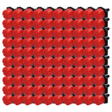 100Pcs 8 Hole Drip Irrigation Emitter Adjustable Drip Irrigation Sprinkler for Garden Greenhouse Courtyard Red