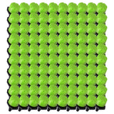 100Pcs 8 Hole Drip Irrigation Emitter Adjustable Drip Irrigation Sprinkler for Garden Greenhouse Courtyard Green