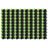 100Pcs 8 Hole Drip Irrigation Emitter Adjustable Drip Irrigation Sprinkler for Garden Greenhouse Courtyard Green