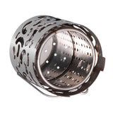 Outdoor Mini Warmer Stainless Steel Camping Stove Portable Warming Stove Cover for Picnic Hiking Barbecue - Extra Image