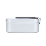 800ml Aluminum Lunch Box with Lid Rectangular Portable Bento Box for Outdoor Camping