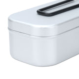 800ml Aluminum Lunch Box with Lid Rectangular Portable Bento Box for Outdoor Camping - Extra Image