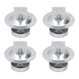 4Set Ant Proof Hive Feet Stainless Steel Beehive Base Beekeeping Beehive Stand for Beekeeper