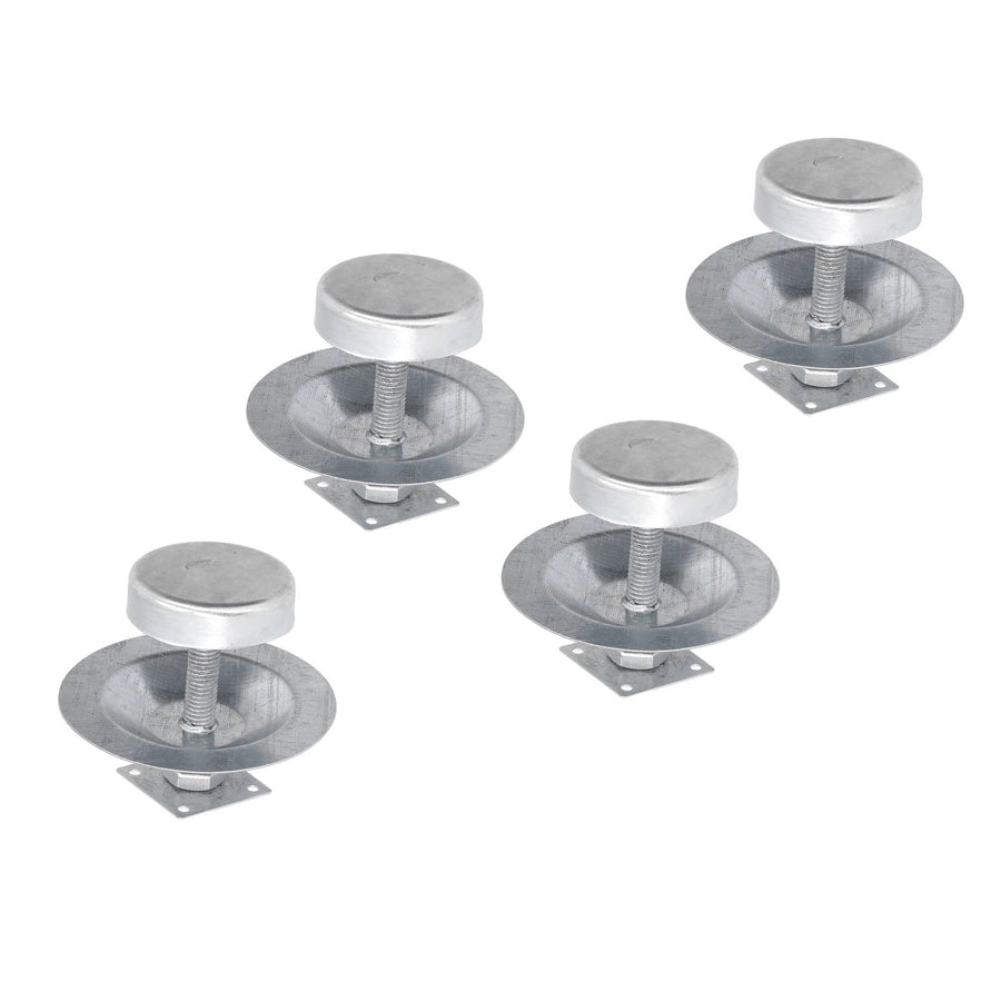 4Set Ant Proof Hive Feet Stainless Steel Beehive Base Beekeeping Beehive Stand for Beekeeper