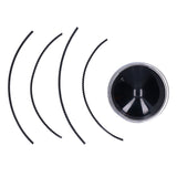 String Trimmer Head Aluminum Universal 4 Wire Weed Trimmer Head for 40CC Straight Shaft Trimmer