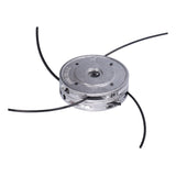 String Trimmer Head Aluminum Universal 4 Wire Weed Trimmer Head for 40CC Straight Shaft Trimmer