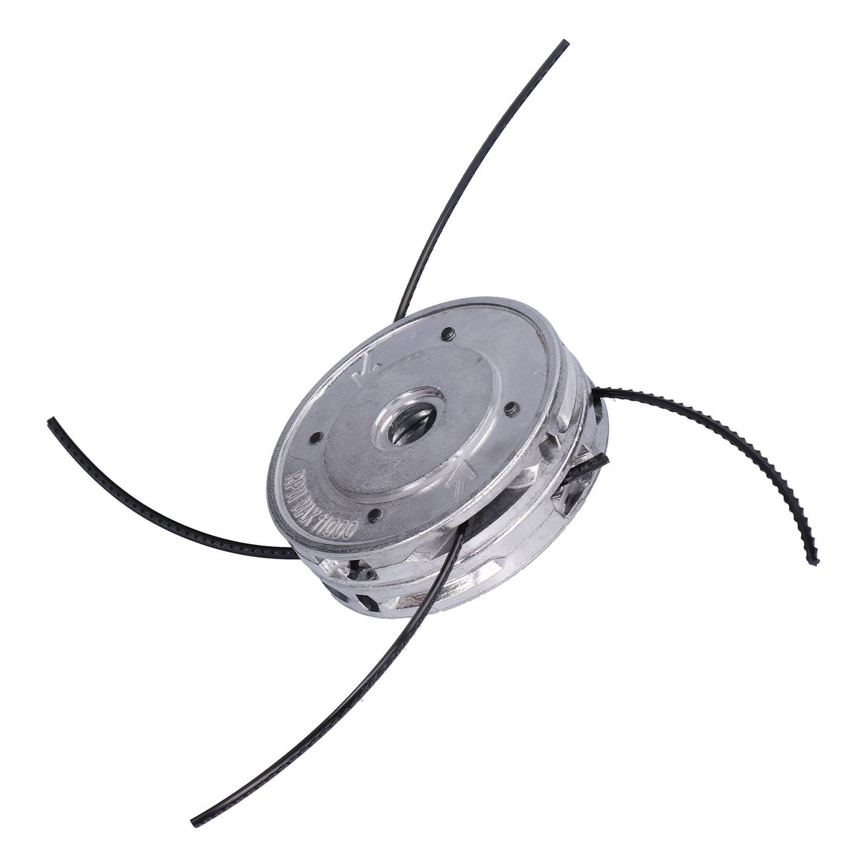 String Trimmer Head Aluminum Universal 4 Wire Weed Trimmer Head for 40CC Straight Shaft Trimmer