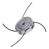 String Trimmer Head Aluminum Universal 4 Wire Weed Trimmer Head for 40CC Straight Shaft Trimmer