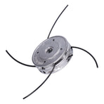 String Trimmer Head Aluminum Universal 4 Wire Weed Trimmer Head for 40CC Straight Shaft Trimmer