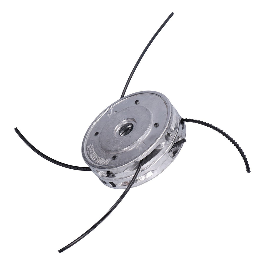 String Trimmer Head Aluminum Universal 4 Wire Weed Trimmer Head for 40CC Straight Shaft Trimmer