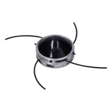 String Trimmer Head Aluminum Universal 4 Wire Weed Trimmer Head for 40CC Straight Shaft Trimmer