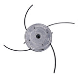 String Trimmer Head Aluminum Universal 4 Wire Weed Trimmer Head for 40CC Straight Shaft Trimmer