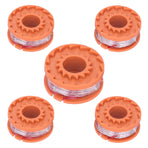 5PCS Lawn Mower Line Spool Replacement Fit for WORX WG150E WG151E WG154E WG155E WG157E WG160E WG163E