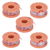 5PCS Lawn Mower Line Spool Replacement Fit for WORX WG150E WG151E WG154E WG155E WG157E WG160E WG163E