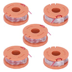 5PCS Lawn Mower Line Spool Replacement Fit for WORX WG150E WG151E WG154E WG155E WG157E WG160E WG163E