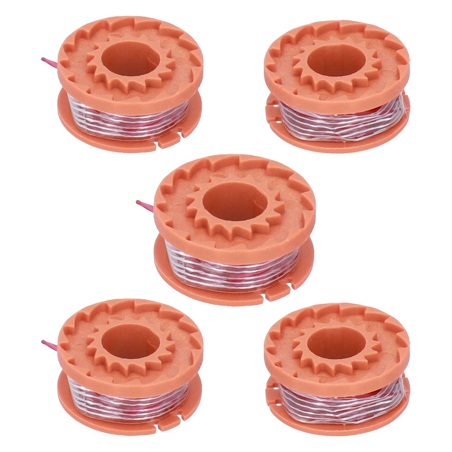 5PCS Lawn Mower Line Spool Replacement Fit for WORX WG150E WG151E WG154E WG155E WG157E WG160E WG163E