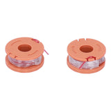 5PCS Lawn Mower Line Spool Replacement Fit for WORX WG150E WG151E WG154E WG155E WG157E WG160E WG163E - Close-Up Angle