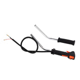 Handle Switch Throttle Cable with Aluminium Tube Trimmer Handle Switch Cable for Strimmer Brush Cutter