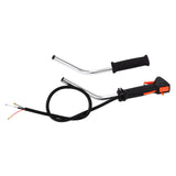 Handle Switch Throttle Cable with Aluminium Tube Trimmer Handle Switch Cable for Strimmer Brush Cutter