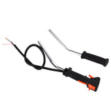 Handle Switch Throttle Cable with Aluminium Tube Trimmer Handle Switch Cable for Strimmer Brush Cutter