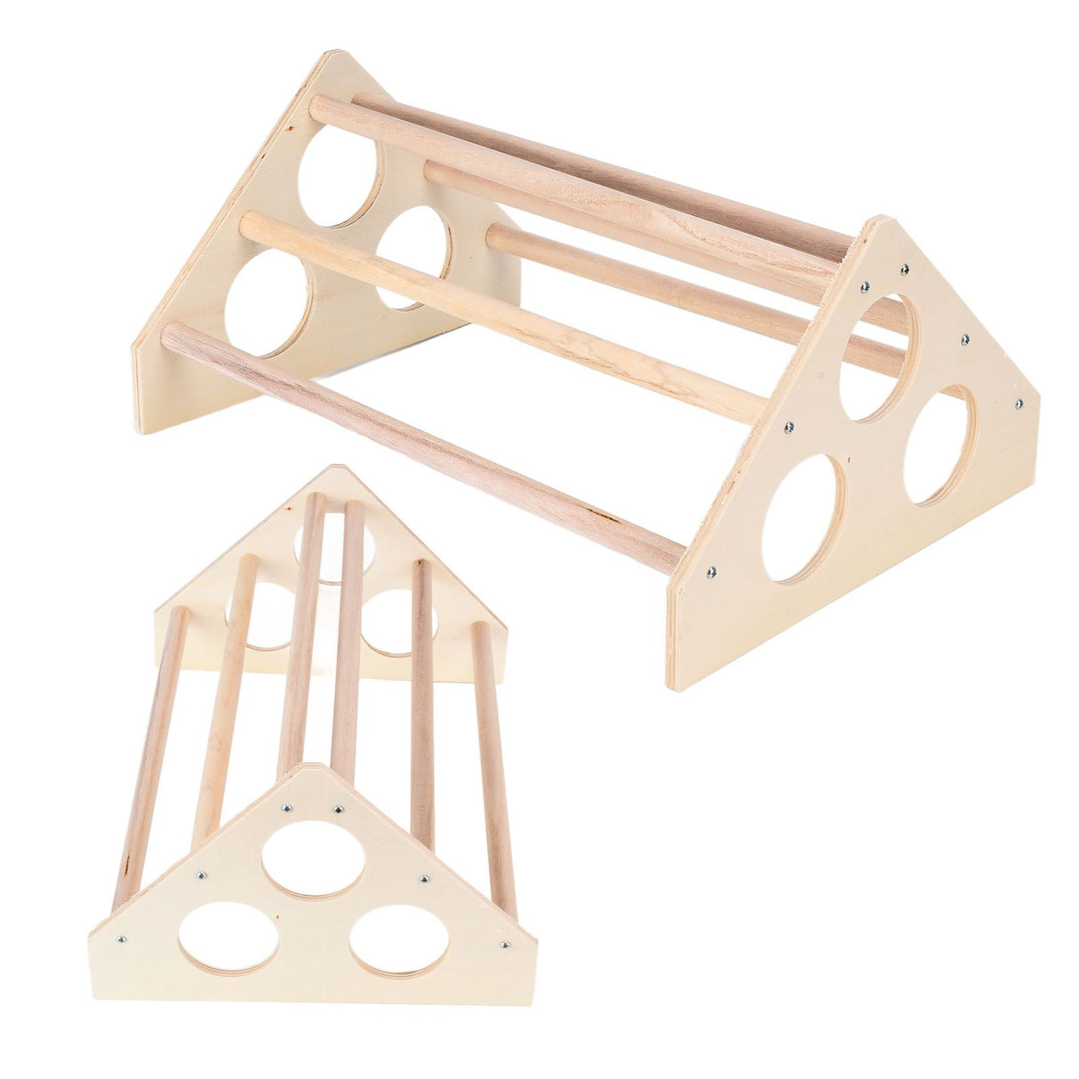 Pet Chicken Wood Stand Hand Made Small Chicken Roost Rack for Poultry House Home Farm