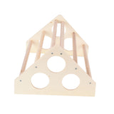 Pet Chicken Wood Stand Hand Made Small Chicken Roost Rack for Poultry House Home Farm