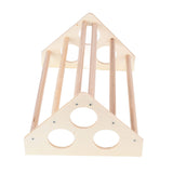 Pet Chicken Wood Stand Hand Made Small Chicken Roost Rack for Poultry House Home Farm