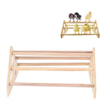 Pet Chicken Wood Stand Hand Made Small Chicken Roost Rack for Poultry House Home Farm - Extra Image