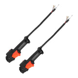 2PCS Handle Switch Throttle Trigger Holder Cable Assembly Fit for Stihl FS75 FS80 FS85 Trimmer Machine - 45-Degree Angle