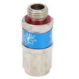 Sprayer Switch Connector with G1/4 External Thread 360° Rotating Water Tube Anti Winding Fittings - Front View